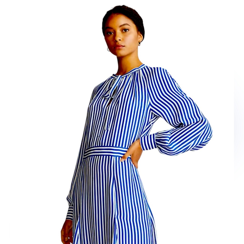 Polo by Ralph Lauren Long Sleeve Striped Dress